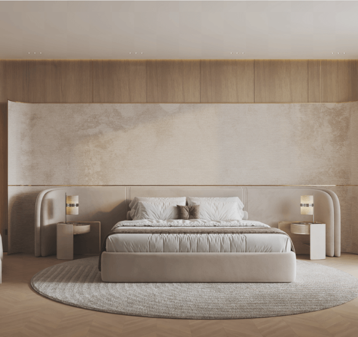 Beautiful Interior CGI of bedroom for GoGold website